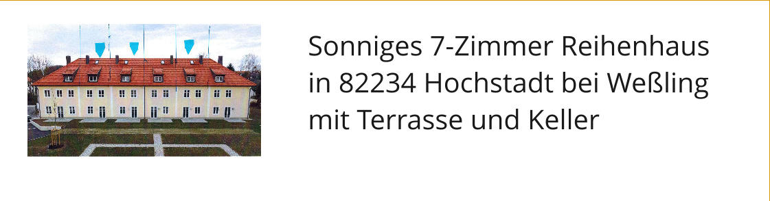 Sonniges 7-Zimmer Reihenhaus in 82234 Hochstadt bei Weßling mit Terrasse und Keller